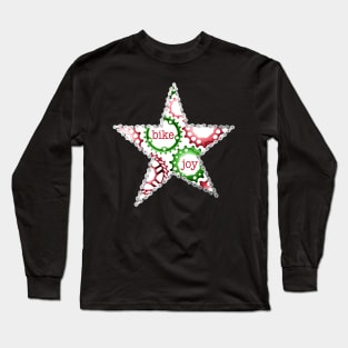 Bike Joy Holiday Star Long Sleeve T-Shirt